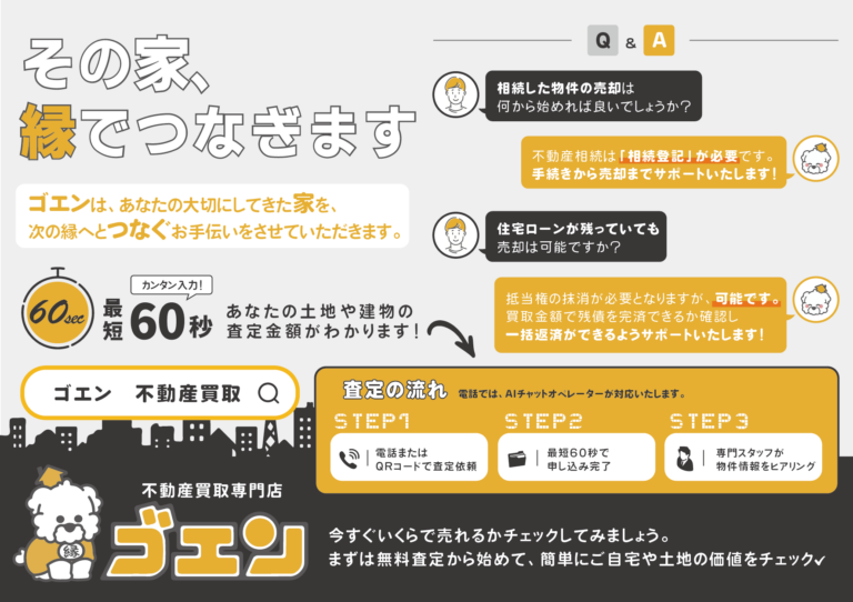 富良野や倶知安で不動産売却を支援するクウカン不動産の買取専門店ゴエンのサービス概要と査定の流れ